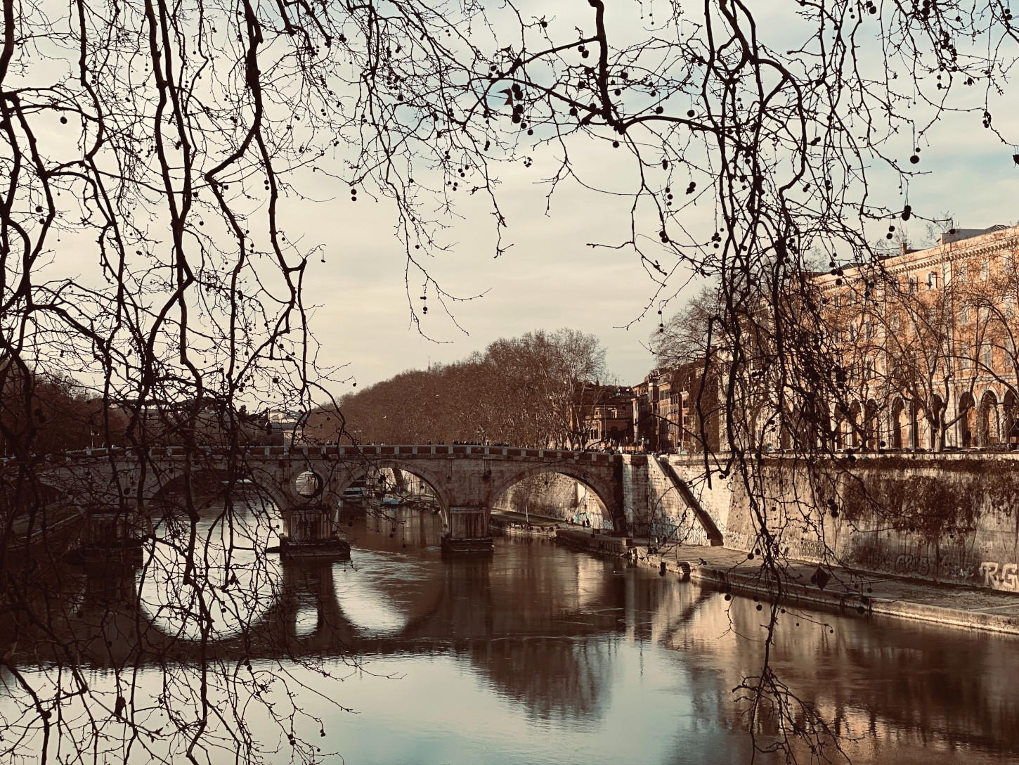 Most św. anioła prowadzacy do Trastevere